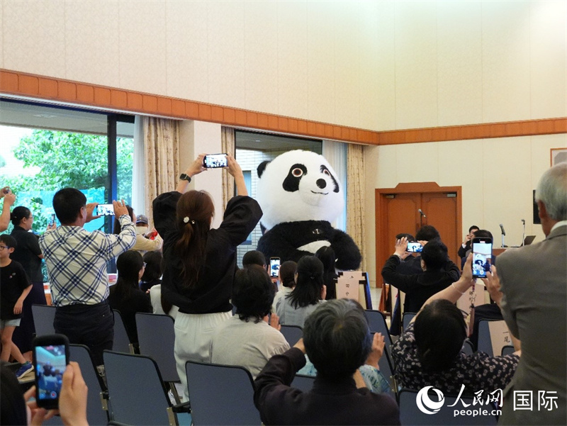 “功夫熊猫”表演。人民网 许可摄